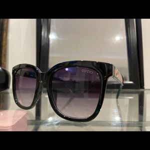 COPY - Authentic Gucci women’s glitter striped sunglasses